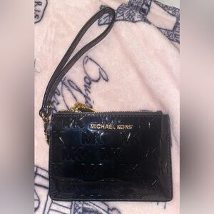 Michael Kors Patent Leather Jet Set Small Coin Purse